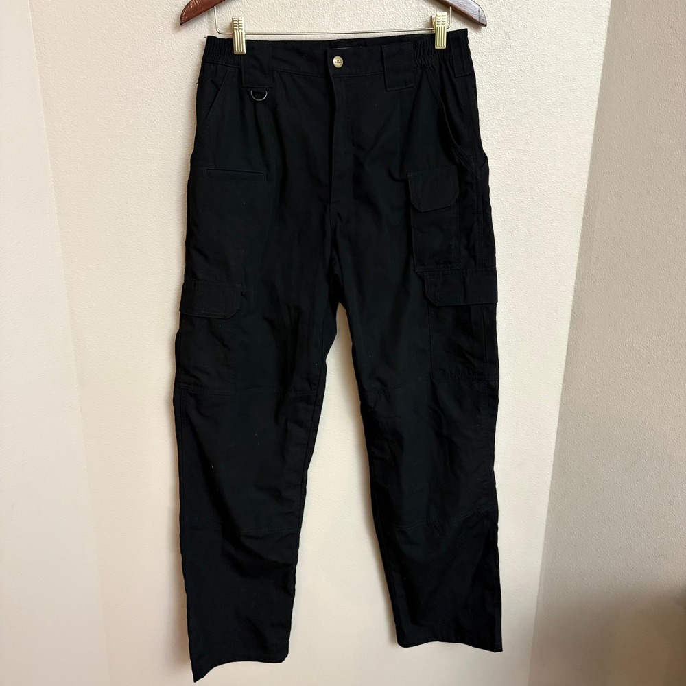 5.11 Tactical Cargo Pants 30x32 Black Ripstop Work Military Utility Gorpcore